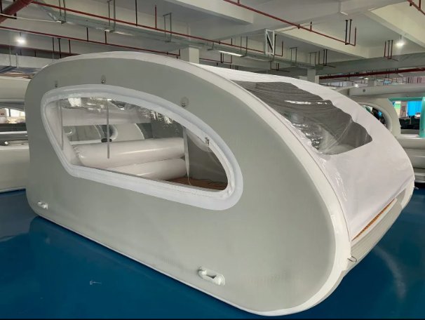 Vista lateral AquaBote branco